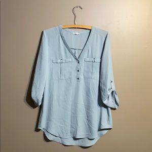 Maurices Clay Green Blouse in Medium NWOT